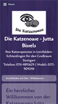 Mobile Screenshot of diekatzenoase.de