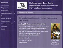 Tablet Screenshot of diekatzenoase.de
